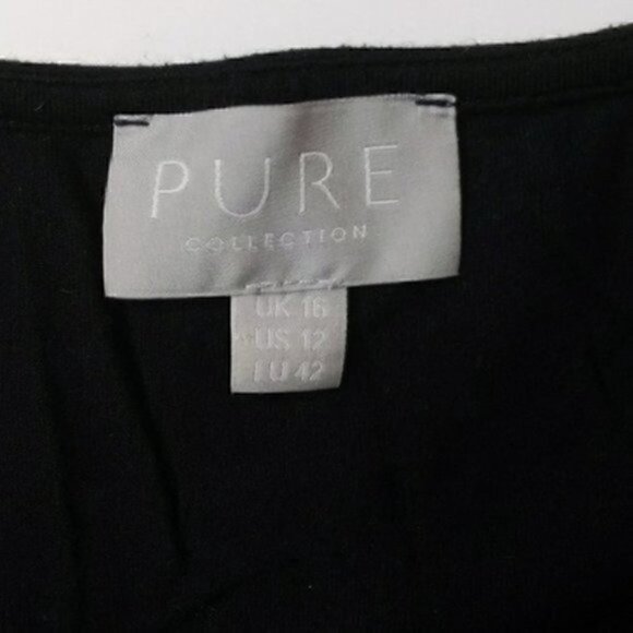 PURE COLLECTION DRESS BLACK - Picture 3 of 4